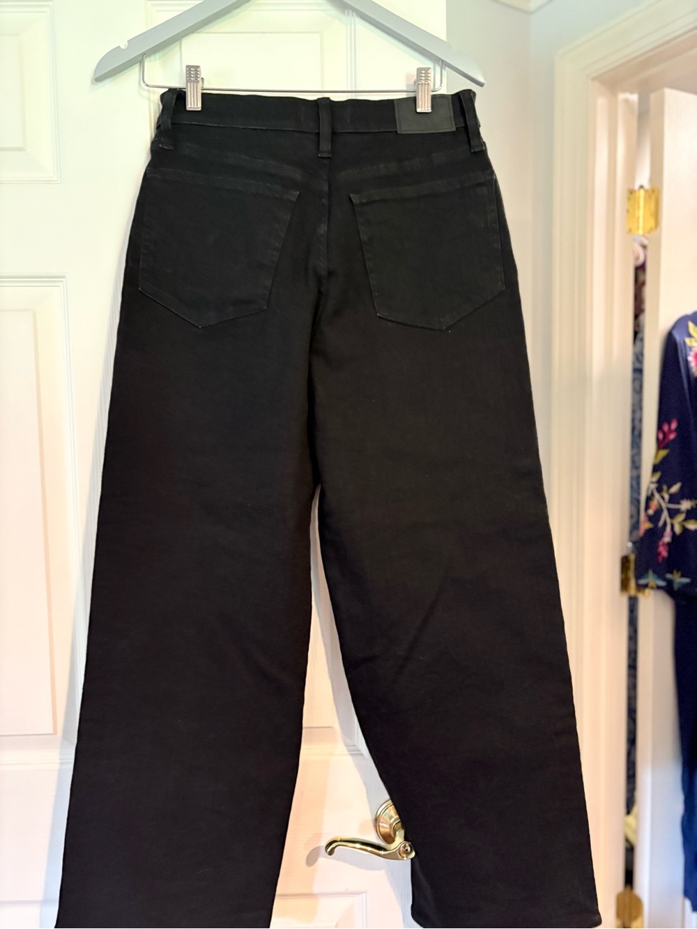 Madewell Black Wide-Leg Jeans